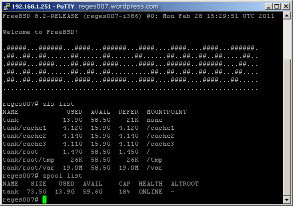 ZFS on FreeBSD